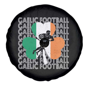 Gaelic Football Spare Tire Cover Irish Flag Shamrock TS09 Print Your Wear
