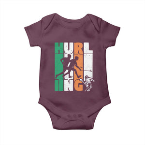 Irish Hurling Hurler Baby Onesie TS09 Maroon Print Your Wear