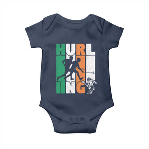 Irish Hurling Hurler Baby Onesie TS09 Navy Print Your Wear
