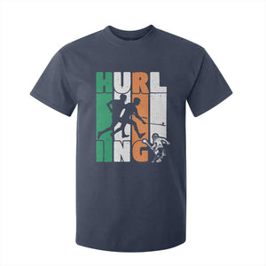 Irish Hurling Hurler T Shirt For Kid TS09 Navy Print Your Wear