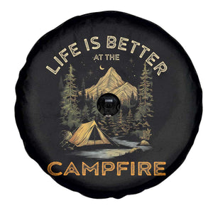 Camping Lover Spare Tire Cover Life Is Better At The Campfire TS09 Print Your Wear