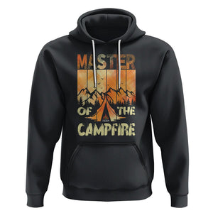 Funny Camping Hoodie Master Of The Campfire TS09 Black Printyourwear