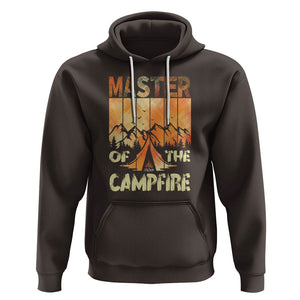 Funny Camping Hoodie Master Of The Campfire TS09 Dark Chocolate Printyourwear
