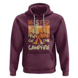 Funny Camping Hoodie Master Of The Campfire TS09 Maroon Printyourwear