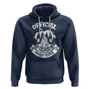 Funny Camping Hoodie Official Smores Tester TS09 Navy Printyourwear