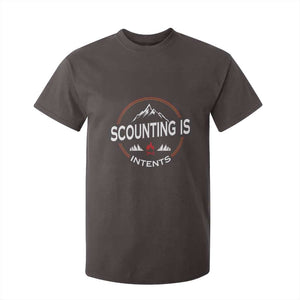 Scouting Is Tent T Shirt For Kid TS09 Dark Chocolate Print Your Wear