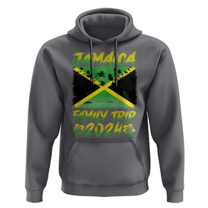 Jamaica Family Trip 2024 Hoodie Beach Vacation Matching Jamaican Caribbean TS09 Charcoal Print Your Wear