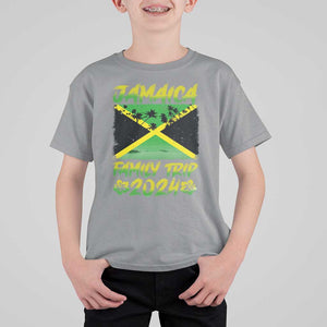 Jamaica Family Trip 2024 T Shirt For Kid Beach Vacation Matching Jamaican Caribbean TS09 Sport Gray Print Your Wear