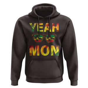 Funny Yeah Mon Jamaican Jamaica Reggae Hoodie TS09 Dark Chocolate Print Your Wear