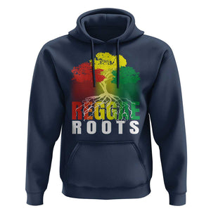 Reggae Roots Rasta Jamaican Music Hoodie TS09 Navy Print Your Wear