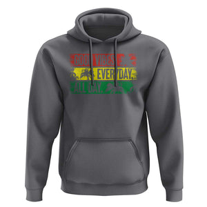 Jamaica Reggae Lover Hoodie Good Vibes Everyday All Day TS09 Charcoal Print Your Wear