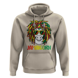 Funny Jamaicorn Jamaican Reggae Unicorn Hoodie TS09 Sand Print Your Wear