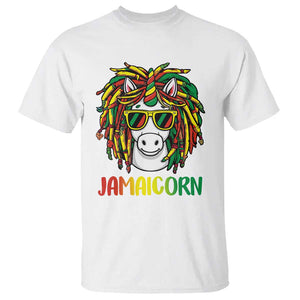 Funny Jamaicorn Jamaican Reggae Unicorn T Shirt TS09 White Print Your Wear