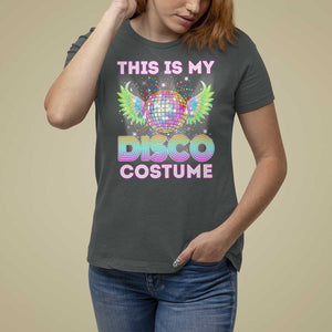 Disco Lover T Shirt For Women Dance Party 70s 80s TS09 Dark Heather Print Your Wear