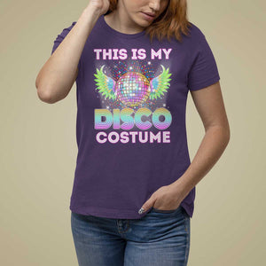 Disco Lover T Shirt For Women Dance Party 70s 80s TS09 Purple Print Your Wear