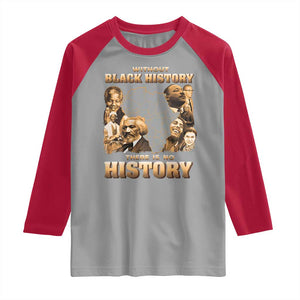 African Pride Raglan Shirt Without Black History There Is No History TS09 Sport Gray Red Print Your Wear