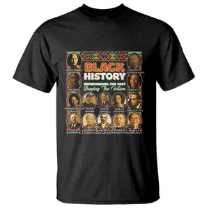Black History T Shirt Remembering The Past Shaping The Future TS09 Black Print Your Wear