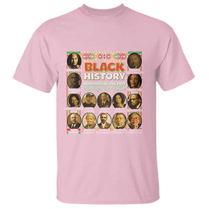 Black History T Shirt Remembering The Past Shaping The Future TS09 Light Pink Print Your Wear