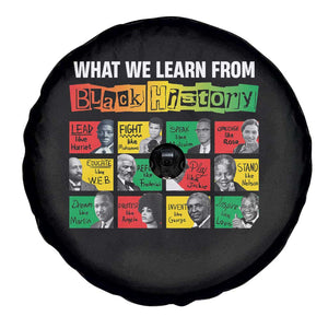 What We Learn From Black History Spare Tire Cover TS09 Print Your Wear