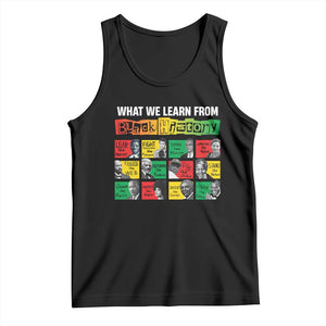 What We Learn From Black History Tank Top TS09 Black Print Your Wear