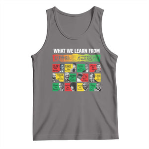 What We Learn From Black History Tank Top TS09 Deep Heather Print Your Wear