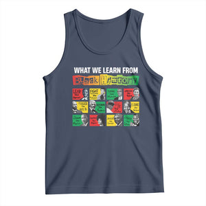 What We Learn From Black History Tank Top TS09 Navy Print Your Wear