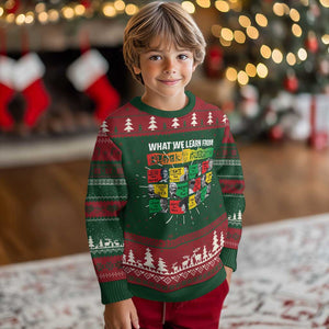 What We Learn From Black History Ugly Christmas Sweater TS09 Christmas Print Your Wear