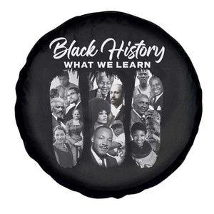 What We Learn From Black History Spare Tire Cover Martin Malcolm Harriet Angela Rosa Frederick TS09 Print Your Wear