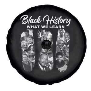 What We Learn From Black History Spare Tire Cover Martin Malcolm Harriet Angela Rosa Frederick TS09 Print Your Wear