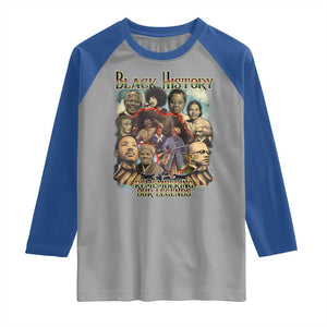 Black History Raglan Shirt Remembering Our Legends Martin Malcolm Harriet Rosa Frederick TS09 Sport Gray Royal Print Your Wear