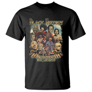 Black History T Shirt Remembering Our Legends Martin Malcolm Harriet Rosa Frederick TS09 Black Print Your Wear