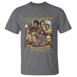 Black History T Shirt Remembering Our Legends Martin Malcolm Harriet Rosa Frederick TS09 Charcoal Print Your Wear