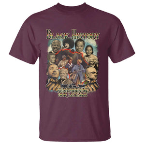 Black History T Shirt Remembering Our Legends Martin Malcolm Harriet Rosa Frederick TS09 Maroon Print Your Wear
