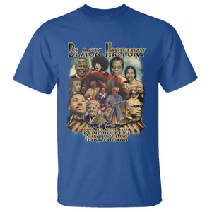 Black History T Shirt Remembering Our Legends Martin Malcolm Harriet Rosa Frederick TS09 Royal Blue Print Your Wear