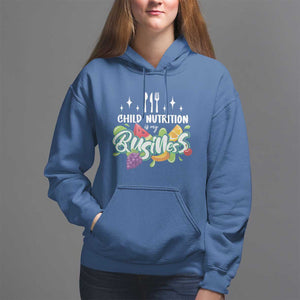 Lunch Lady Hoodie Child Nutrition Is My Business TS09 Royal Blue Print Your Wear