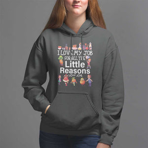 Lunch Lady Hoodie I Love My Job For All The Little Reasons TS09 Black Print Your Wear