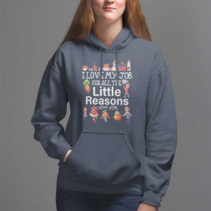 Lunch Lady Hoodie I Love My Job For All The Little Reasons TS09 Navy Print Your Wear