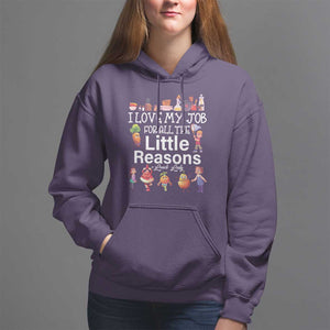 Lunch Lady Hoodie I Love My Job For All The Little Reasons TS09 Purple Print Your Wear