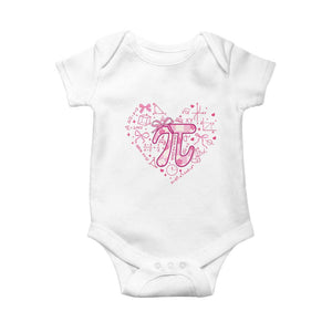 Coquette Pi Day Baby Onesie Cute Girl Math TS09 White Print Your Wear