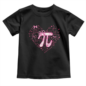 Coquette Pi Day Toddler T Shirt Cute Girl Math TS09 Black Print Your Wear