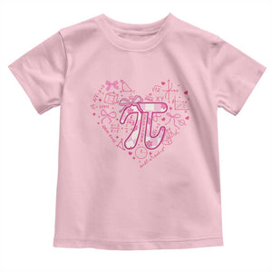 Coquette Pi Day Toddler T Shirt Cute Girl Math TS09 Light Pink Print Your Wear