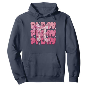 Coquette Pi Day Hoodie Math Lover Cute Girl Mathematician TS09 Navy Print Your Wear