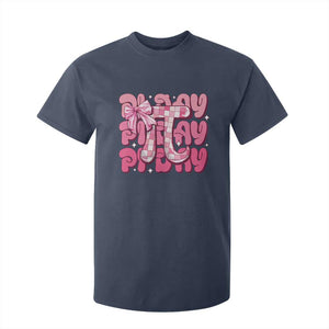 Coquette Pi Day T Shirt For Kid Math Lover Cute Girl Mathematician TS09 Navy Print Your Wear