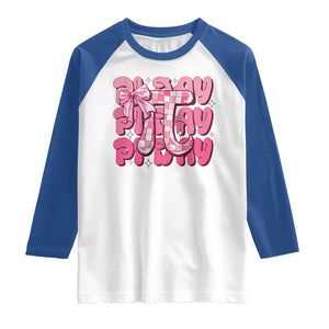 Coquette Pi Day Raglan Shirt Math Lover Cute Girl Mathematician TS09 White Royal Print Your Wear