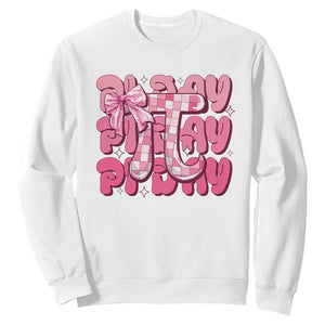 Coquette Pi Day Sweatshirt Math Lover Cute Girl Mathematician TS09 White Print Your Wear