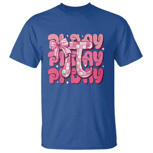 Coquette Pi Day T Shirt Math Lover Cute Girl Mathematician TS09 Royal Blue Print Your Wear