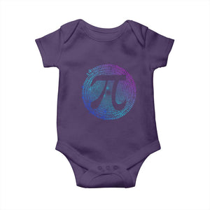 Math Lover Pi Day Baby Onesie TS09 Purple Print Your Wear