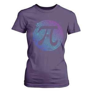 Math Lover Pi Day T Shirt For Women TS09 Purple Print Your Wear