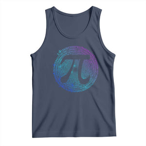 Math Lover Pi Day Tank Top TS09 Navy Print Your Wear