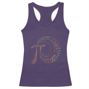 Pi Day Racerback Tank Top 3,14 Pi Number Symbol Math Science TS09 Purple Print Your Wear